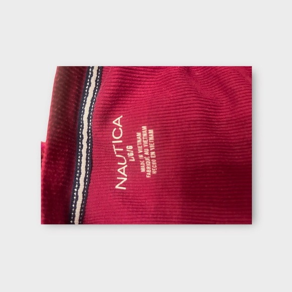 Nautica 2-pc Fleece Velour like pajama set-Large - Picture 3 of 7